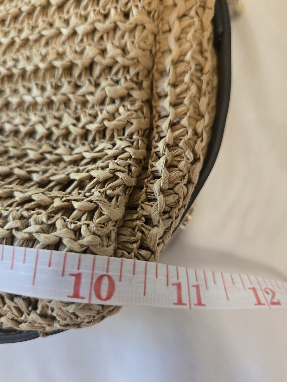 Classic Raffia Crossbody Bag - Picture 5 of 14